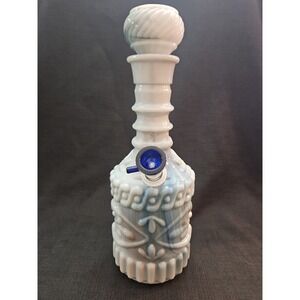 💙Vintage 1970's Jim Beam Gray Marble Repurposed Beautiful Unique Water Bong